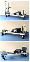 Aluminium Pilates Reformer dengan Half Tower Mesin Latihan Studio Komersial Peralatan Studio Premium Home Gym 2 in 1