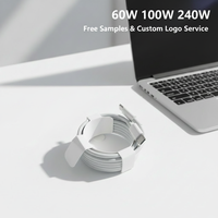 Câble de charge USB C super rapide 20W 60W 100W 240W Emark 5A, adaptateur de charge pour ordinateur portable, câble de transfert de données pour iPhone