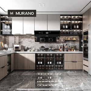 ตู้ครัวแบบโมดูลาร์คุณภาพสูงพร้อมบานพับปิดแบบนุ่มนวลและชุดอุปกรณ์ครัวครบชุด - Product Image 1