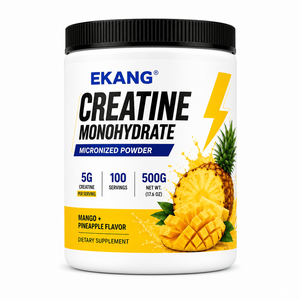 Private Label Creatine Monohydrate Micronized Powder 5G Per Serving 100 Servings Mango Pineapple Flavor Dietary <b>Supplement</b> - Product Image 1
