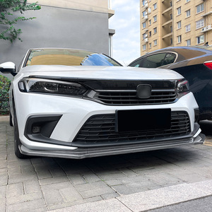 Per Honda Civic 11a Generazione 2021+ Diffusore Anteriore Inferiore in ABS, Splitter per Paraurti Anteriore, Spoiler, Accessori Auto - Product Image 5
