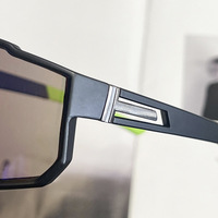 Lunettes de cyclisme à monture intégrale, nouvelle tendance européenne et américaine, pour les activités sportives de plein air, coupe-vent, conduite, alpinisme