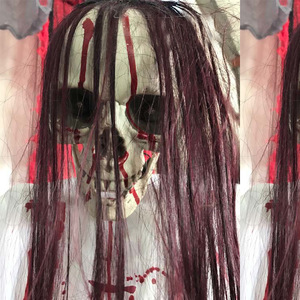 2022 New Skeleton Style Voice-activated Lighting Props Hanging Ghost Blood Scary Skeleton Item - Product Image 3