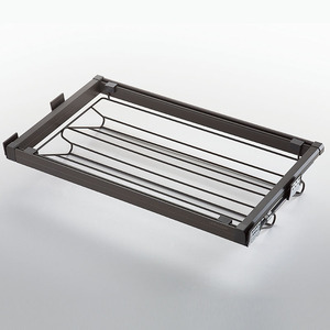 Manufacturer Two-layer Aluminum Frame Pull Out <strong>Wardrobe</strong> Cabinet <strong>Shoe</strong> Rack <strong>Storage</strong> - Product Image 3