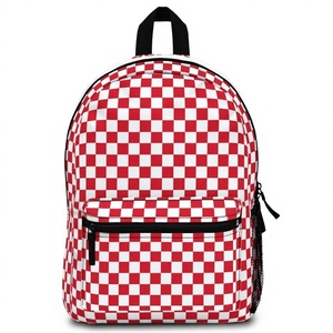 Prime Bags Custom Logo Large Capacity Polyester Unisex Student School <b>Backpack</b> Fashion Casual Travel Bag Zipper Closure - Product Image 1