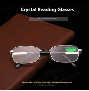 Lunettes de lecture flexibles pour femmes, monture métallique, verres correcteurs, presbytie, myopie, fournisseur en gros, prix abordable - Product Image 1