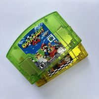 Jeux rétro pour N64, cartouche Kart Hack, Amped up 64 et Over Kart 64, version NTSC