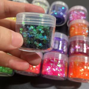Paillettes irisées pour l'artisanat-Mélange arc-en-ciel épais avec paillettes (gobelets, <span class=keywords><strong>peinture</strong></span> murale, poudre acrylique) - Product Image 5