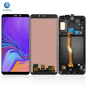 Calallas para ecran, substituição de tela de reposição para samsung a9 2018, display lcd touch screen, montagem, digitalizador