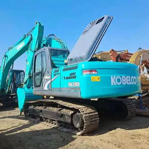 SK200-8 KOBELCO उत्खनन इस्तेमाल किया खुदाई पृथ्वी-चलती मशीनरी बिक्री के लिए मूल जापान अच्छी गुणवत्ता