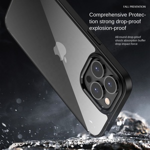 Pha Lê Trong Suốt PC TPU Vỏ Điện Thoại Thông Minh Cứng Chống Sốc Không Dễ Dàng Để Màu Vàng - Product Image 4