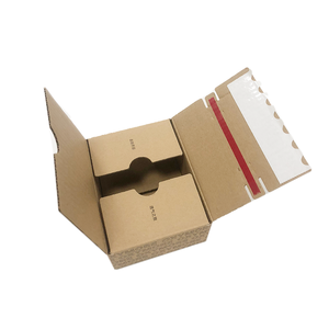Boîte <span class=keywords><strong>de</strong></span> rangement robuste, emballage pliable, Carton ondulé, fermeture personnalisée, boîte postale à fermeture éclair - Product Image 3