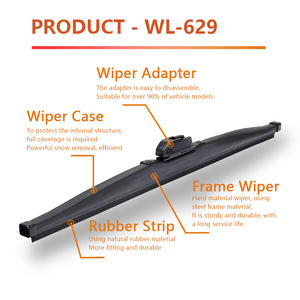 Lame d'essuie-<span class=keywords><strong>glace</strong></span> automobile la plus vendue, prix de gros, lame d'essuie-<span class=keywords><strong>glace</strong></span> universelle résistante au froid pour pare-brise et neige - Product Image 4