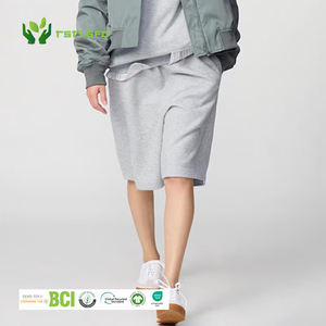 Logo personnalisé Durable French Terry Gym Shorts Respirant Coton Workout Activewear Écologique Casual Sports Fitness Solid - Product Image 1