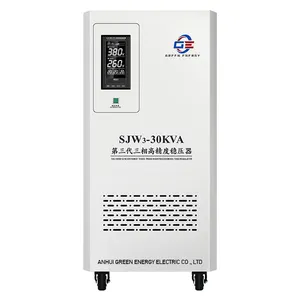 Sjw industriel triphasé 380v 400v Ac régulateur de tension automatique stabilisateur 60kw régulateur de tension stabilisateur