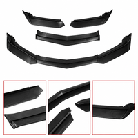 Lèvre de pare-chocs avant en plastique ABS de haute qualité pour Chevrolet Camaro RS ZL1 2016-2018, style splitter, kit carrosserie