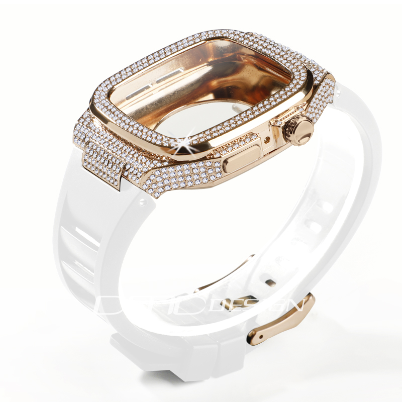 Or rose + ensemble blanc