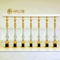 Rampe d'escalier et garde-corps en cristal pour villa, design moderne, simple, luxe léger, modèle spirale 88