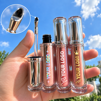 Gloss à lèvres hydratant et repulpant au peptide OEM, effet brillant gelée, SPF 20, longue tenue, végétalien