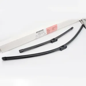 Lâminas de limpador de para-brisa dianteiro de carro 1051495-00-A 1051496 para Tesla modelo S acessórios de automóvel limpador de borracha (conjunto de 2)