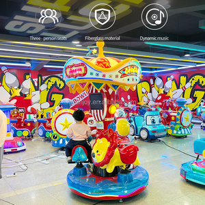 Máquina <span class=keywords><strong>de</strong></span> Juego <span class=keywords><strong>de</strong></span> Diversión para Niños, Tipo Carrusel <span class=keywords><strong>de</strong></span> <span class=keywords><strong>Circo</strong></span>, <span class=keywords><strong>de</strong></span> 3 Asientos, <span class=keywords><strong>de</strong></span> Fibra <span class=keywords><strong>de</strong></span> Vidrio y Metal, en Español/Inglés, Operada con Monedas, para Centros Comerciales - Product Image 2
