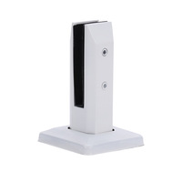 Pince de fixation moderne en verre et acier inoxydable 316 pour garde-corps de balcon, résistante à la rouille, revêtement poudré, pour terrasse extérieure, DIY