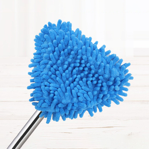 Driehoek Stofverwijdering Luie Dweil 360 Graden Chenille Driehoek Dweil Deksel Wand Plafondtegel Vloer Reiniging Dweil Doek - Product Image 1