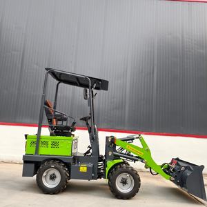 Pengiriman Gratis 500kg Mini Articulated Battery Powered Electric 4wd Wheels <span class=keywords><strong>Loader</strong></span> untuk Penggunaan Pertanian Skid <span class=keywords><strong>Loader</strong></span> untuk Dijual - Product Image 3