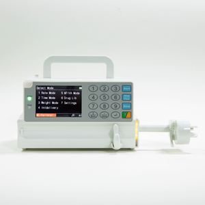 Bomba de infusión de jeringa de veterinario digital portátil para la venta, tipo de jeringa digital, disponible en venta - Product Image 1