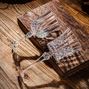 <span class=keywords><strong>Copas</strong></span> de Cristal Talladas de Lujo al por Mayor, Elegantes <span class=keywords><strong>y</strong></span> Vintage, con Corte de Diamante, para Whisky, Vino, Bar, Banquete, Juego de Regalo - Product Image 2