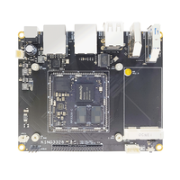 Carte de développement Rongpin Rockchip RK3328 à double cœur réseau avec 1G/2G de RAM et 16G/32G/64G de mémoire, kit de carte Android/Linux King3328
