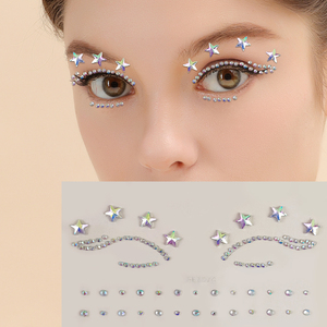Gioielli Personalizzati per Viso, Corpo e Sopracciglia, Adesivi per Tatuaggi Temporanei 5D Impermeabili ed Ecologici, Eyeliner Sexy Francese - Product Image 6