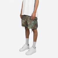Pantalones Cortos de Alta Calidad Topshow, Diseño Personalizado con Cordones, Pantalones Cortos Cargo para Hombre con Bolsillos, Pantalones Cortos de Camuflaje para Hombre