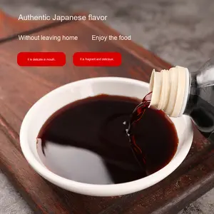 Moon Crown 1kg Sauce au sarrasin pour nouilles froides à la japonaise Sauce trempette pour nouilles au soja, au <span class=keywords><strong>boeuf</strong></span> et au sarrasin - Product Image 2