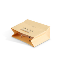Bolsas de papel de embalaje de lujo, bolsa de papel de arte impresa personalizada, asas retorcidas, bolsa de papel de compras de lujo