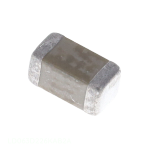 ตัวเก็บประจุเซรามิก LD063D226KAB2A 22 uF ตัวเก็บประจุ MLCC 1206 (3216เมตริก) SMD 22 UF CAP - Product Image 1