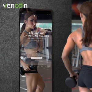 Vercon thông minh tập thể dục Gương thông minh Workout gương ma thuật Android Gương 3 + 32G 32inch màn hình cảm ứng HD máy ảnh - Product Image 4