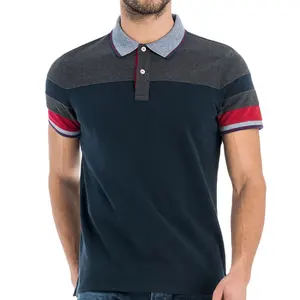Kaus Polo pria sublimasi penuh kustom desain baru Harga murah grosir 2024 Kaos Oblong pakaian olahraga mode populer