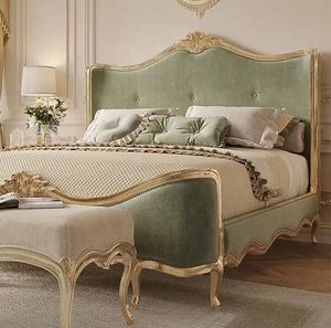 Cama Doble de Madera Sólida de Estilo Moderno Francés de Lujo, 45736576857 - Product Image 3