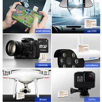 Haute vitesse C10 U3 AS Mini carte TF 4K vidéo jeux mobiles PS2 DVR carte Micro Memoria SD 32GB 64GB 128GB carte mémoire de caméra de tableau de bord