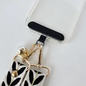 Cloth Embroidery Ins Style Fashionable Chic Phonestrap