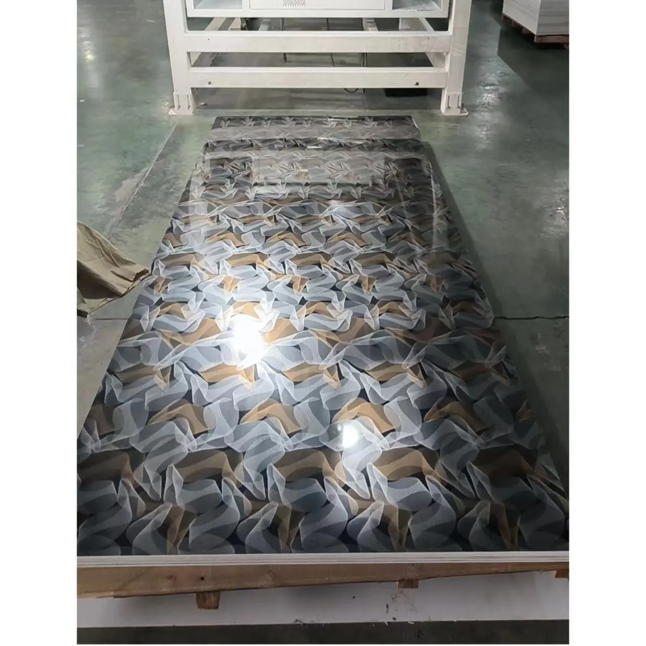 Çin sıcak satış ahşap tasarım PVC UV mermer levha proje için yüksek kalite su geçirmez PVC wainboards panoları
