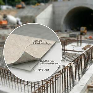 Membrana Autoadesiva HDPE ad Alta Resistenza allo Strappo, Resistente all'Acqua ed Ecologica per Applicazioni su Seminterrati e Tetti - Product Image 1