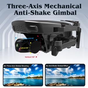 Venta al por mayor SJY-028MAX 3 ejes cardán 1KM GPS Motor sin escobillas <span class=keywords><strong>28min</strong></span> largo tiempo de vuelo Drone profesional con 4K Cámara - Product Image 2