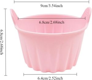 Moldes de silicona antiadherentes para freidora de aire, accesorios para freidora de aire, moldes de silicona de grado alimenticio para freidora de aire, moldes para huevos para freidora de aire, moldes para cupcakes - Product Image 2