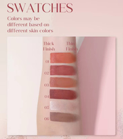 Fard à joues liquide minéral populaire pour marque privée, résistant à l'eau, avec protection solaire, longue tenue, 5g, palette visage, peau normale, teint clair