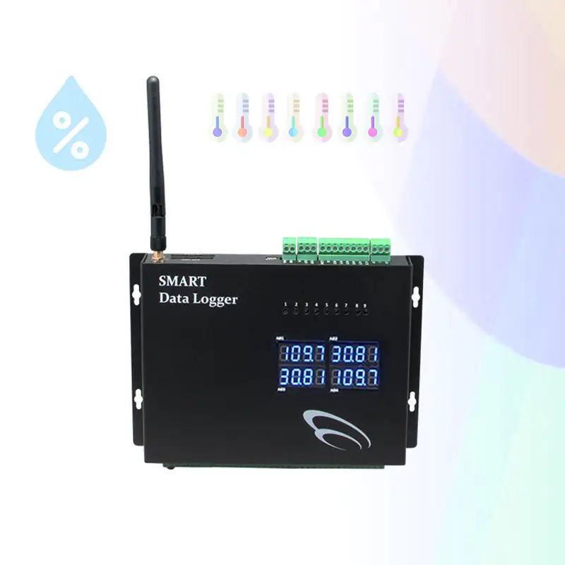 Draadloos Zonnestelsel En Gsm Transmissie Real Time Gprs Multifunctionele Data Logger Weer Gsm