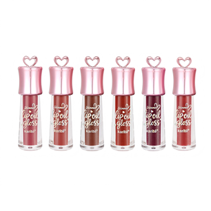ลิปออยล์กลอส Kiss Beauty รูปหัวใจ 3 มิติ ชิมเมอร์ ติดทนนาน ชุ่มชื้น บำรุงริมฝีปากให้อวบอิ่ม พร้อมประกายเงางามดุจกระจก - Product Image 2