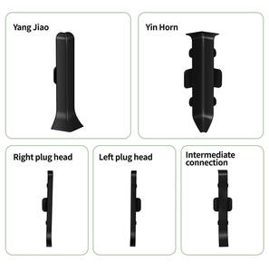 <span class=keywords><strong>Plinthe</strong></span> en aluminium à fixation murale sans perçage ni outils, design moderne, pour murs en <span class=keywords><strong>carrelage</strong></span>/marbre, installation par colle - Product Image 5