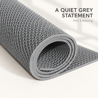 Tapis en PVC HM 6 mm à motif écossais, antidérapant, pour l'extérieur, pour entrées de terrasses, tapis de prière, tailles et couleurs personnalisées, fabrication OEM